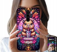 ETUI DO XIAOMI REDMI 9 - SŁODKA KAPIBARA Z SZEJKIEM, SUPER WZORY