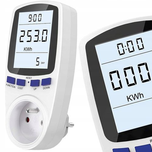 PRECYZYJNY LICZNIK WATOMIERZ POBORU PRĄDU ENERGII MIERNIK ELEKTRONICZNY na Arena.pl