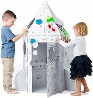 TEKTORADO NIEZWYKŁA RAKIETA DO ZABAWY I KOLOROWANIA DLA DZIECI DOMEK