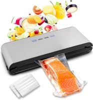 ZGRZEWARKA PRÓŻNIOWA PAKOWARKA DO FOLII ŻYWNOŚCI JEDZENIA LISTWOWA + WORKI