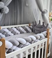 OCHRANIACZ WARKOCZ do łóżeczka OTULACZ XL 360cm +Mocowanie+torba DO PRANIA