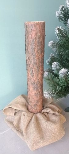 Stojak, pień sosnowy do choinki sztucznej na pniu 40 cm + juta gratis na Arena.pl
