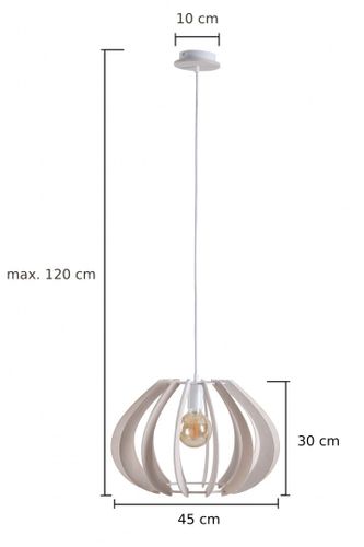 Lampa wisząca 1xE27 NORA 645 na Arena.pl