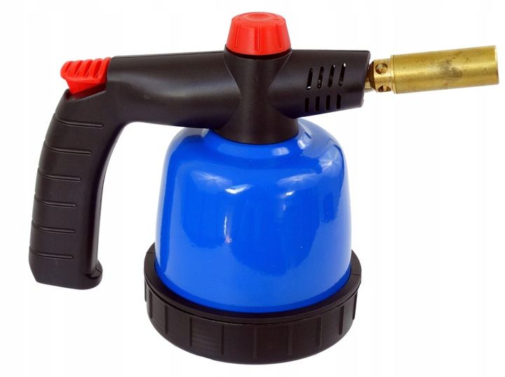 LUTLAMPA Palnik lampa do lutowania gazowa + 6naboi zdjęcie 4