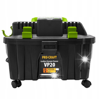 PROCRAFT Odkurzacz samochodowy warsztatowy akumulatorowy 10L 20V BODY VP20