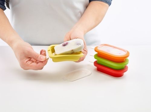Foremka do lodów na patyku STACKABLE Lekue żółta na Arena.pl