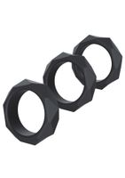 heavy c-ring set black