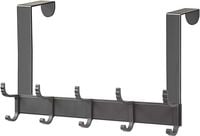 Wieszak na ubrania 5 haczyków metalowy 33cm
