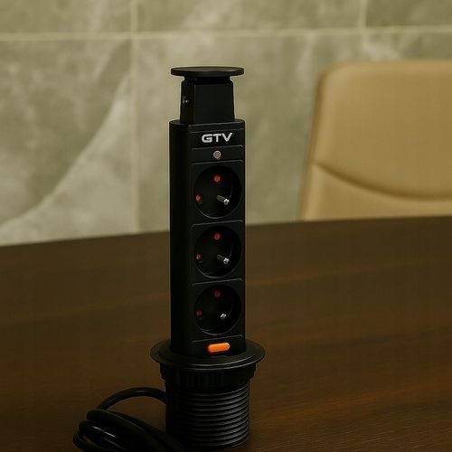 GNIAZDO POTRÓJNE CHOWANE W BLAT NABLATOWE GNIAZDKO na Arena.pl