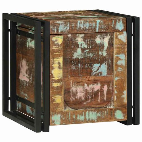 Skrzynia do przechowywania 40 x 40 x 40 cm Lite drewno akacjowe na Arena.pl