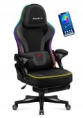Fotel Gamingowy Huzaro Force 4.6 Black Mesh Rgb Smart
