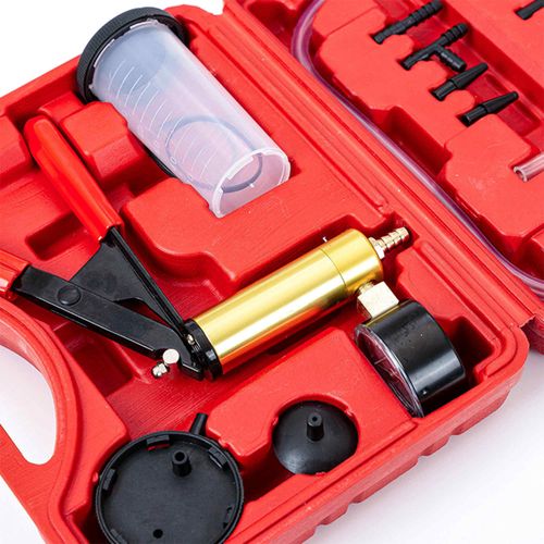 POMPA PRÓŻNIOWA PODCIŚNIENIOWA POMPKA CIŚNIENIOWA ZESTAW ETUI WALIZKA 120ML na Arena.pl