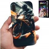 ETUI DO HUAWEI P20 - MOTOCYKLISTA MOTOR FAN MOTOCYKL + SZKŁO