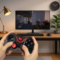Bezdrátový gamepad pro telefon Android iOS Bluetooth 4.0 kontroler