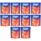 Saga Herbatka owocowa o smaku truskawka 34 g (20 torebek) x 10 sztuk