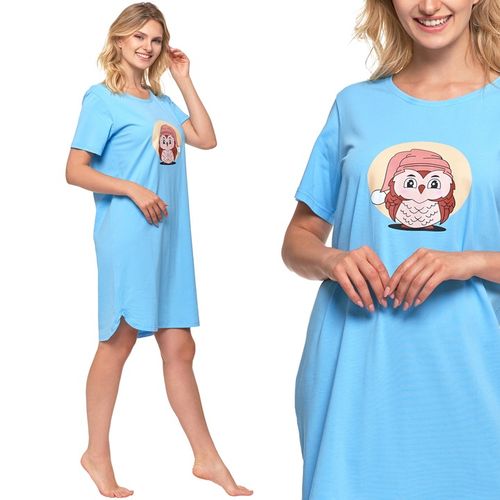 Moraj Wygodna Bawełniana Koszula Nocna z Nadrukiem 3000-015 XL na Arena.pl