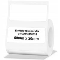 Etykiety samoprzylepne naklejki termiczne Niimbot B1 B21 B3S B31 50x20