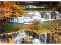 50X70CM WODOSPAD HUAY MAE KHAMIN OBRAZ POKOJU DREWNINE