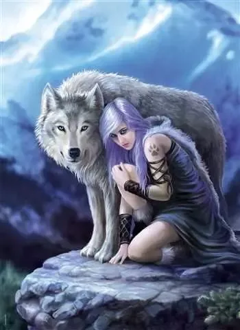 Puzzle 1000 elementów. Anne Stokes collection. Opiekun zdjęcie 2