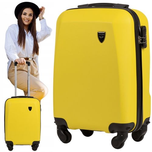 Walizka WINGS Podróżna mała Kabinowa torba Podręczna na Kółkach twarda ABS na Arena.pl