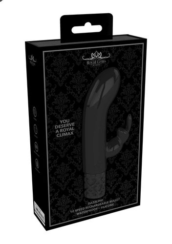 Dazzling - Rechargeable Silicone Bullet - Black na Arena.pl