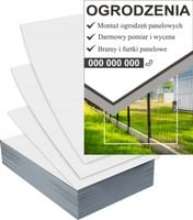 Ulotki A4 5000szt reklamowe firmowe duży wybór wzorów OGRODZENIA BRAMY