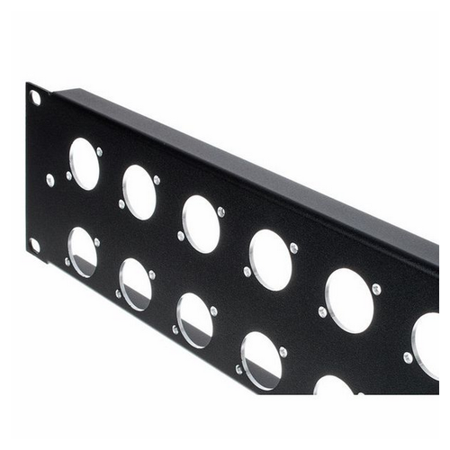 Panel maskujący zaślepka 20 gniazd XLR Rack 19 2U aluminium Thon 20XLR na Arena.pl