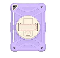 Etui do iPad 9/8/7 10.2" z Podstawką i Paskiem na Ramię Fioletowe