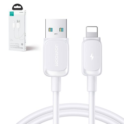 kabel przewód do iphone lightning - usb 2.4a 1.2m biały na Arena.pl