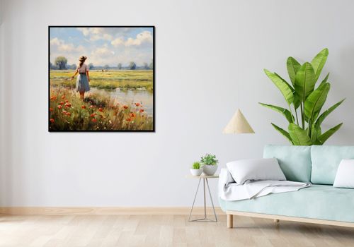 Plakat 100x100cm Wiejski Spokój na Arena.pl