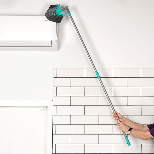 Miotła TRÓJKATNA szczotka teleskopowa narożna do pajęczyn kurzu na Arena.pl