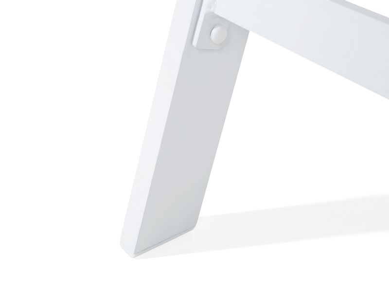 Leżak ogrodowy biały CATANIA II zdjęcie 5