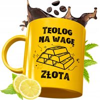 Złoty Kubek Premium Dla Teologa Prezent Z Nadrukiem Ze Zdjęciem