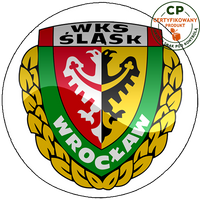 Opłatek na tort WKS Śląsk Wrocław