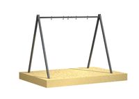 Stelaż metalowy dwustanowiskowy UNDERFIT - huśtawki, bocianie gniazdo, hamak