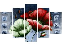 OBRAZ CZERWONE ZIELONE MAKI