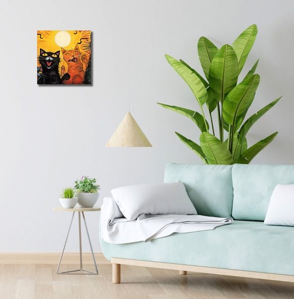 Obraz 30x30cm Kocie Koncertowanie zdjęcie 2