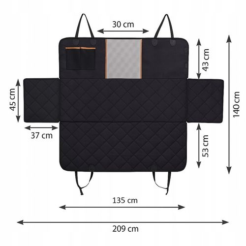MATA SAMOCHODOWA DLA PSA OCHRONNA POKROWIEC NA FOTELE TRANSPORTER DO AUTA na Arena.pl