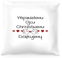 Poduszka -  Podziękowania dla ojca chrzestnego #03