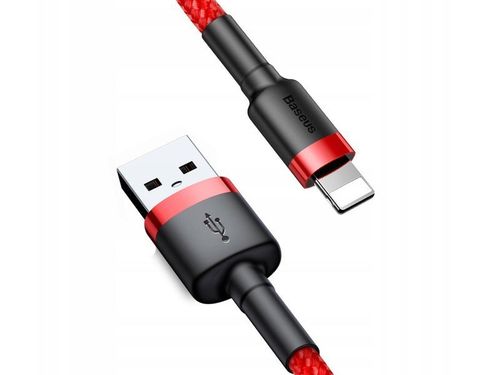 Baseus Kabel USB Lightning iPhone 1.5A 2m Czerwony na Arena.pl