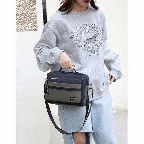 TORBA NA RAMIĘ DAMSKA DO PRACY SZKOŁA MIASTO TOREBKA MĘSKA 20*7*25CM na Arena.pl