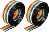 Płaski kabel taśmowy tęczowy 10P 1.3/1 2 szt.