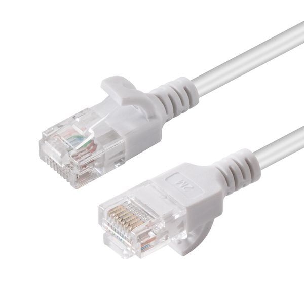 MicroConnect U/UTP CAT6A Slim 7.5M White zdjęcie 1