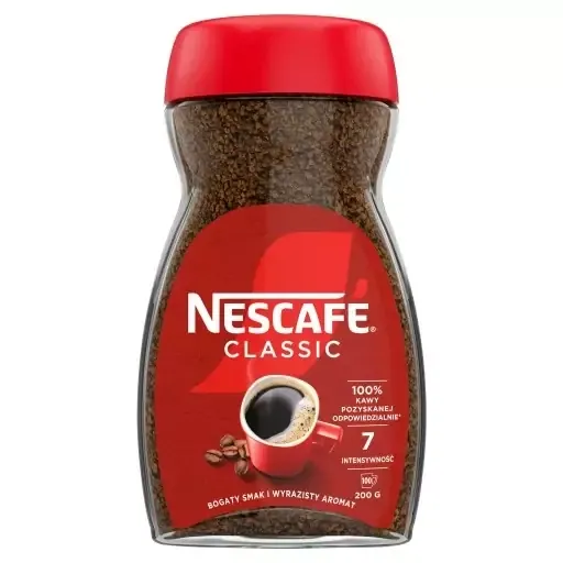 NESCAFE CLASSIC 200G SŁOIK zdjęcie 1