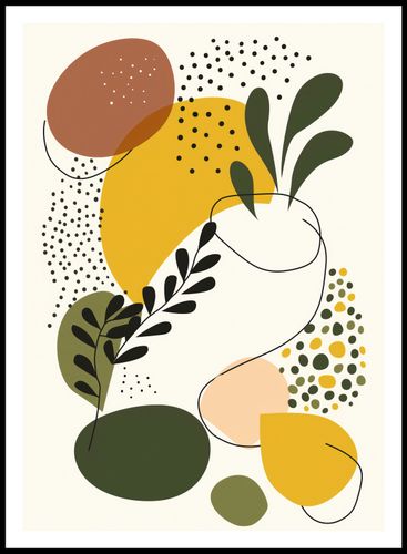 Plakat 64x90cm Botaniczne Impresje na Arena.pl