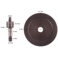 Przekładnia zębata o wymiarach:  78/12  60/8/19,5/11/10