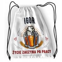 Plecak Dla Igora Sportowy Szkolny Worek Torba Z Nadrukiem Ze Zdjęciem