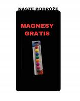 TABLICA NA MAGNESY Z PODRÓŻY 90X50 MAGNETYCZNA NASZE PODRÓŻE MAGNESY GRATIS