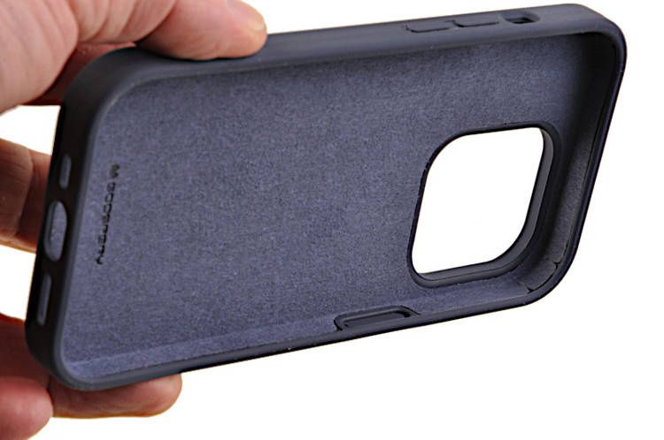 Etui Mercury Goospery Silicone do Apple iPhone 14 Pro Max granatowy zdjęcie 4