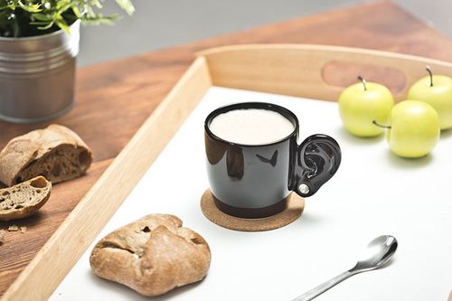 Kubek ucho - CZARNY na Arena.pl